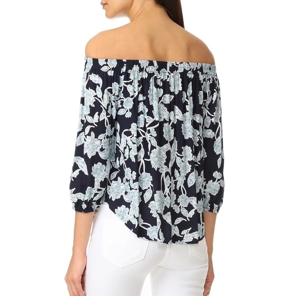 Splendid Etched Floral Off The Shoulder Top - Picture 3 of 11